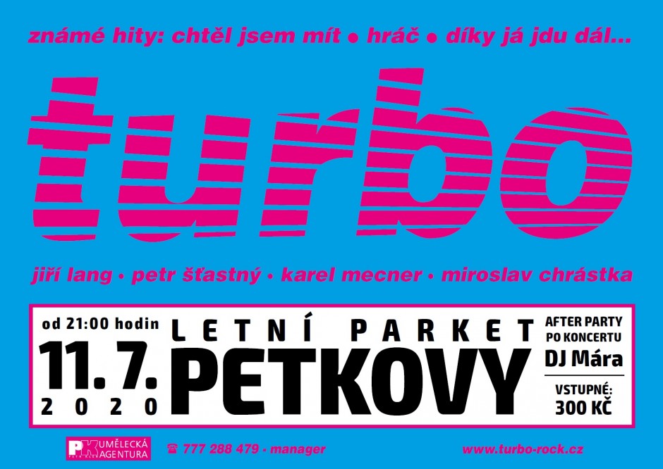 Koncert TURBO 11.7.2020